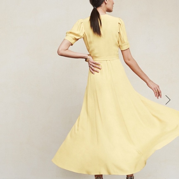 Reformation Lochness Dress in Buttercup XS - Picture 4 of 7